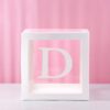 Baby Shower Boy Girl Transparent Box Baby Shower Decoration Baby Christening Birthday Party Decor Cardboard Box Baby Shower Gift