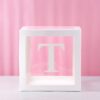 Baby Shower Boy Girl Transparent Box Baby Shower Decoration Baby Christening Birthday Party Decor Cardboard Box Baby Shower Gift