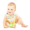 Baby Bandana Drool Bibs 6-Pack and Teething Toys 6-Pack Made with 100% Organic Cotton, Super Absorbent and Soft Unisex (Vuminbox) (6-Pack Unisex)