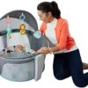 Fisher-Price On-the-Go Baby Dome, Grey/Blue/Yellow/White