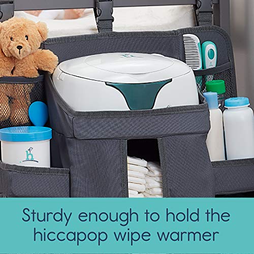 hiccapop Nursery Organizer and Baby Diaper Caddy | Hanging Diaper Organization Storage for Baby Essentials | Hang on Crib, Changing Table or Wall 4 hiccapop Nursery Organizer and Baby Diaper Caddy | Hanging Diaper Organization Storage for Baby Essentials | Hang on Crib, Changing Table or Wall