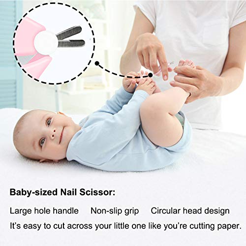 YIVEKO Baby Nail Kit, 4-in-1 Baby Nail Care Set with Cute Case, Baby Nail Clipper, Scissors, Nail File & Tweezers, Baby Manicure Kit and Pedicure kit for Newborn, Infant, Toddler, Kids-Owl Pink 4 YIVEKO Baby Nail Kit, 4-in-1 Baby Nail Care Set with Cute Case, Baby Nail Clipper, Scissors, Nail File & Tweezers, Baby Manicure Kit and Pedicure kit for Newborn, Infant, Toddler, Kids-Owl Pink