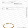 Amber Necklace Gift Set(Unisex)(Cognac)(13 Inches) - Handcrafted, Lab-Tested, Authentic Amber