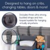 hiccapop Nursery Organizer and Baby Diaper Caddy | Hanging Diaper Organization Storage for Baby Essentials | Hang on Crib, Changing Table or Wall