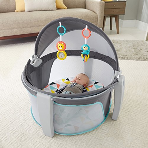Fisher-Price On-the-Go Baby Dome, Grey/Blue/Yellow/White 8 Fisher-Price On-the-Go Baby Dome, Grey/Blue/Yellow/White