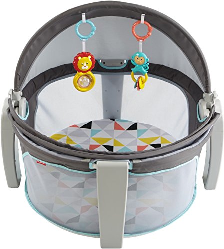Fisher-Price On-the-Go Baby Dome, Grey/Blue/Yellow/White 4 Fisher-Price On-the-Go Baby Dome, Grey/Blue/Yellow/White