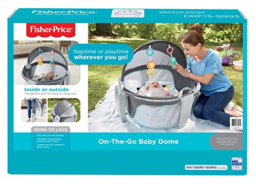 Fisher-Price On-the-Go Baby Dome, Grey/Blue/Yellow/White 5 Fisher-Price On-the-Go Baby Dome, Grey/Blue/Yellow/White