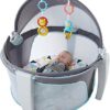 Fisher-Price On-the-Go Baby Dome, Grey/Blue/Yellow/White